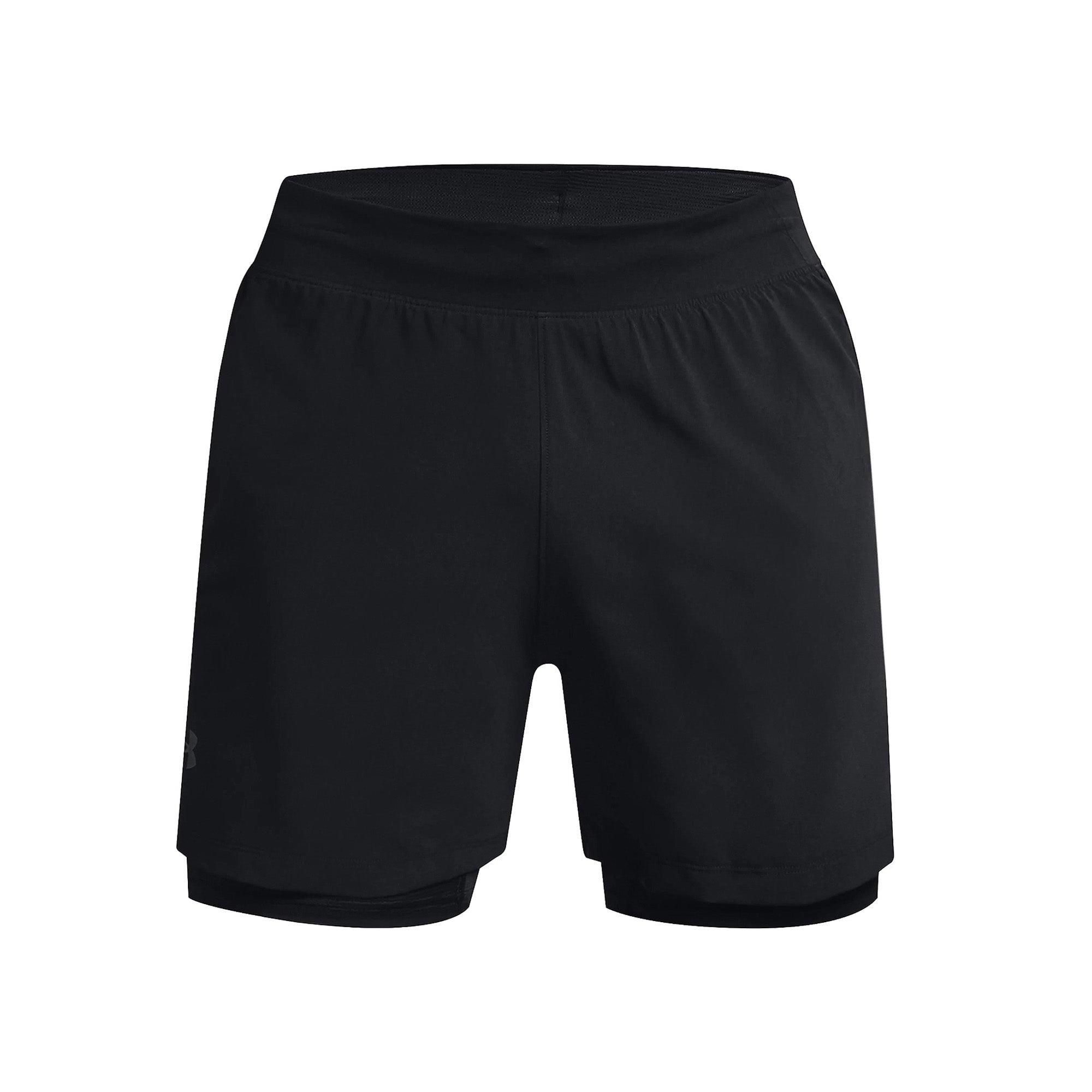 Quần ngắn thể thao nam Under Armour ISOCHILL RUN 2N1 SHORT - 1364858-001