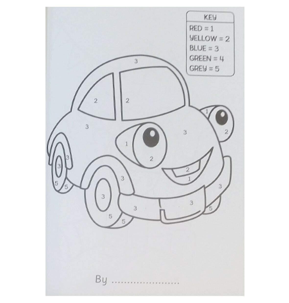 Bumper Colour By Numbers