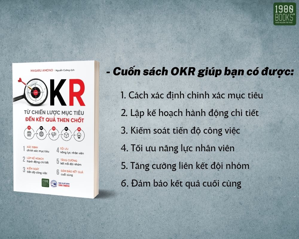 Sách - OKR – Từ chiến lược mục tiêu đến kết quả then chốt - 1980Books