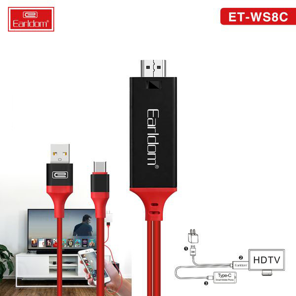 Bộ Thiết Bị Live Stream Dành Cho Điện Thoại USB Video Capture Card Earldom W17 - Hàng Chính Hãng