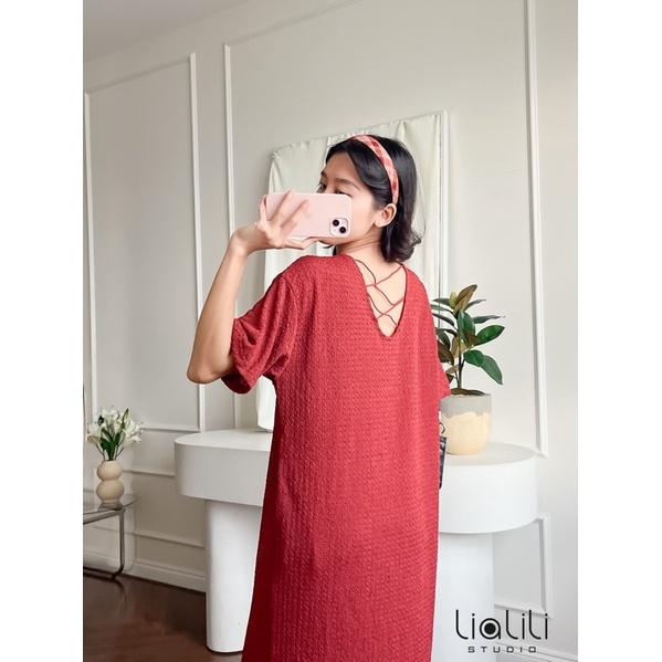 Đầm gân thun co giãn thoải mái