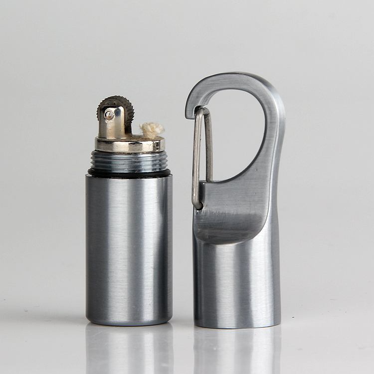 Vỏ Hột Quẹt Bật Lửa Xăng Đá kiêm móc khóa Dolphin HY665 đẹp độc lạ - dùng xăng bấc đá cao cấp