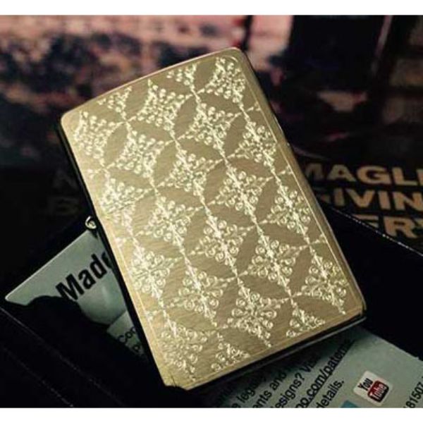 Bật Lửa ZIPPO KHẮC HOA VĂN 16 – ZIPPO 204B.HV16