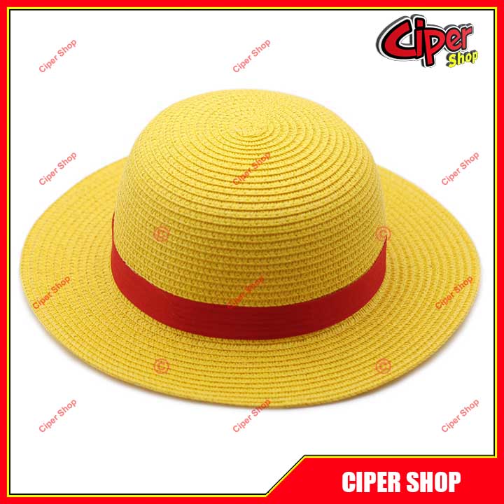 Mũ, nón cosplay luffy - Cosplay Luffy, hóa trang mũ rơm