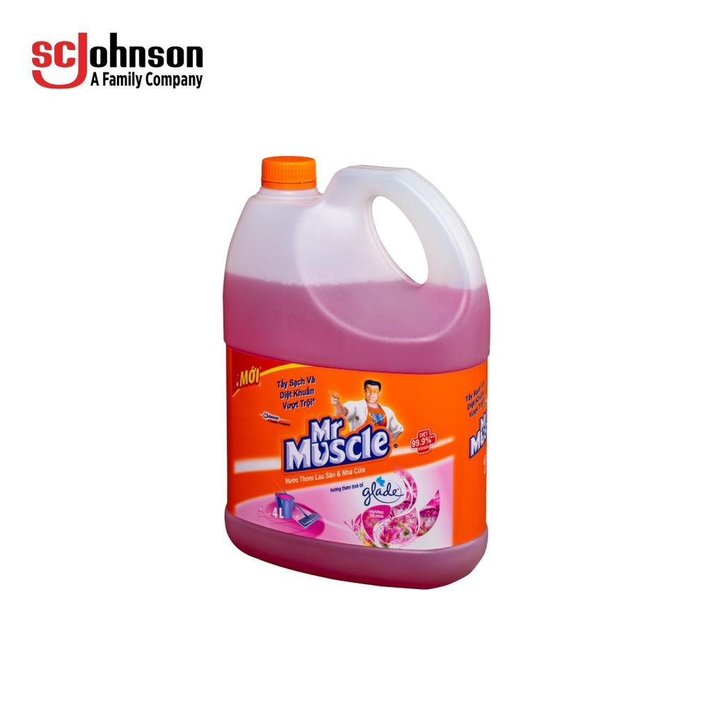 Mr Muscle Nước Lau Nhà Hương Cỏ Hoa 4000ml