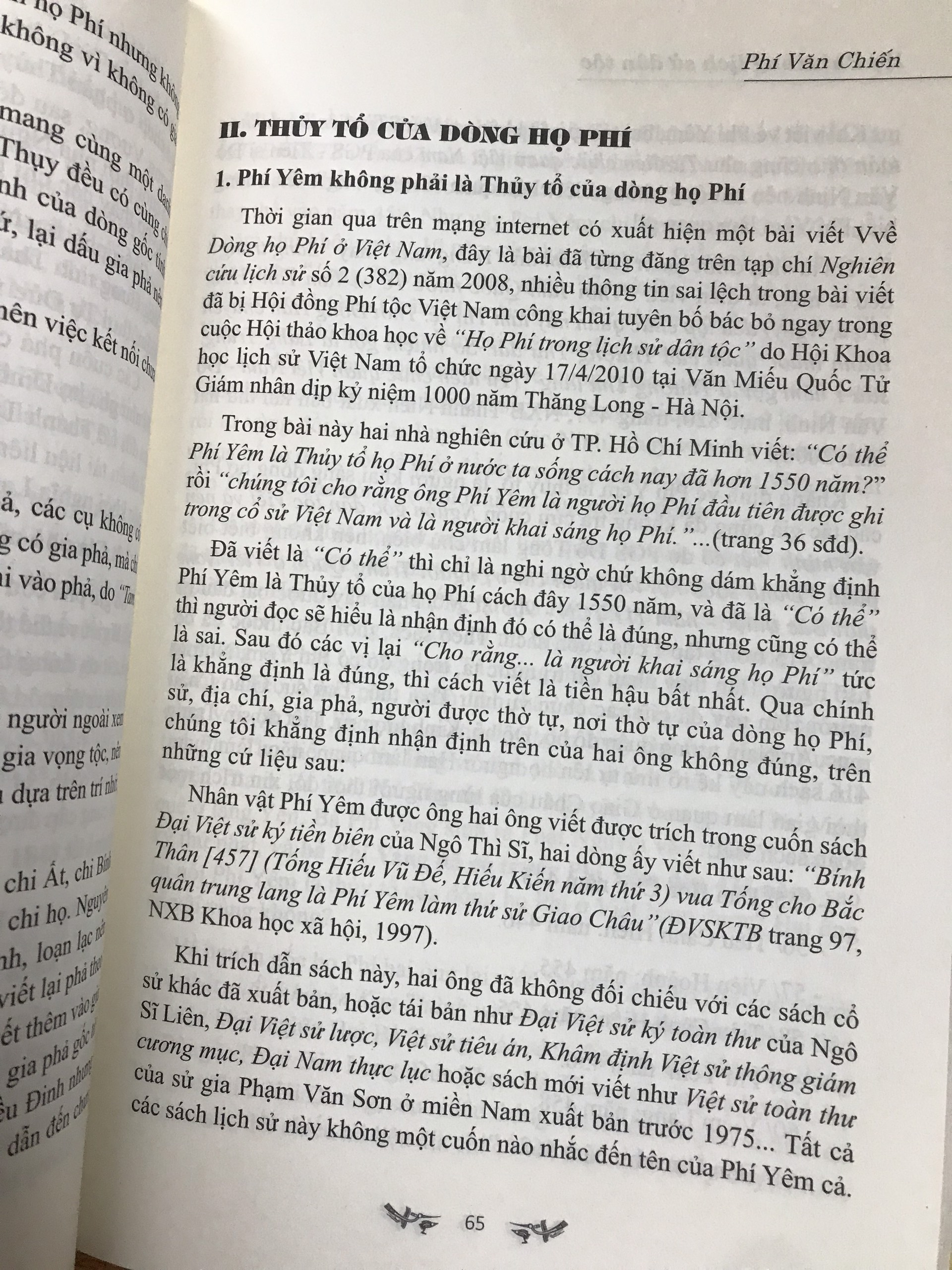 Họ Phí Trong Lịch Sử Dân Tộc Việt Nam (Sưu Tầm - Biên Khảo)