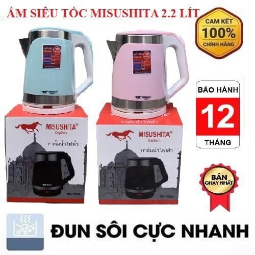 BÌNH ĐUN SIÊU TỐC THÁI LAN MISUSHITA 2.2 LÍT DUNG TÍCH SIÊU LỚN ( GIÁ TỐT )