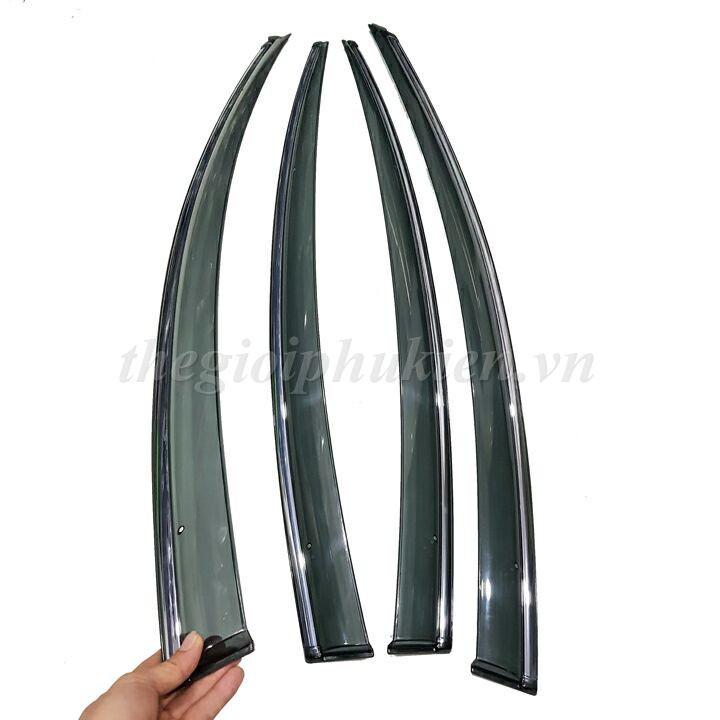 Bộ vè che mưa Kia K3 chỉ mạ Crom cao cấp
