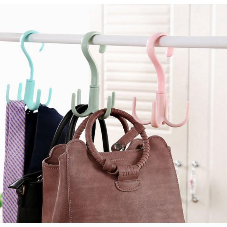 Móc treo đa năng 4 móc - Móc treo túi/ khăn/ chìa khóa Duashop