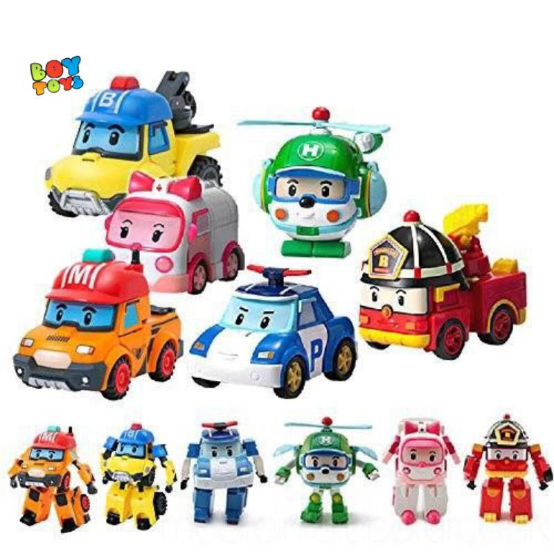 Đồ chơi biến hình biệt đội Robocar Poli 2 trong 1 cho bé thỏa sức sáng tạo