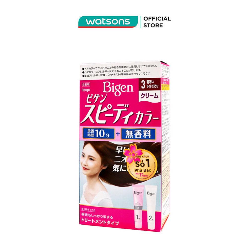 Kem Nhuộm Tóc Phủ Bạc Bigen Speedy Color Cream Nhật 40g + 40g