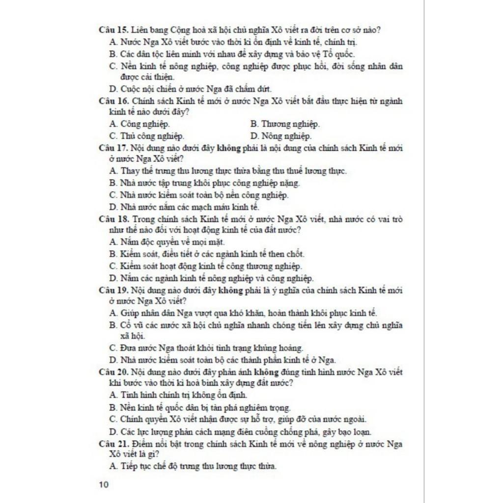 Sách - Trả Lời Câu Hỏi Lịch Sử Lớp 9 - Tự Luận Và Trắc Nghiệm - Dùng Chung Cho Các Bộ SGK Hiện Hành - Hồng Ân