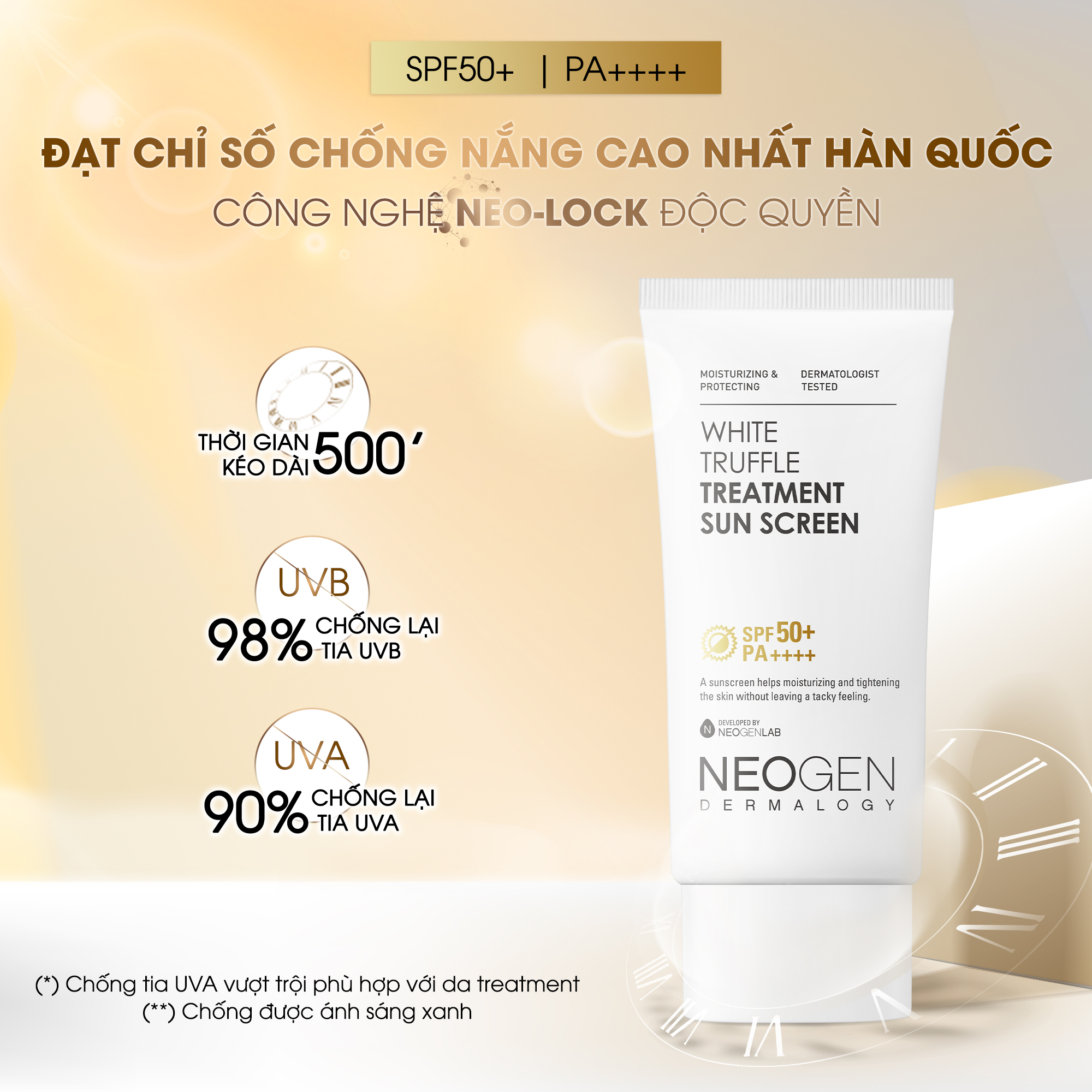 Kem Chống Bảo Vệ Da Hoàn Hảo Dành Cho Da Treatment Neogen Dermalogy White Truffle Treatment Sun Screen 50ml