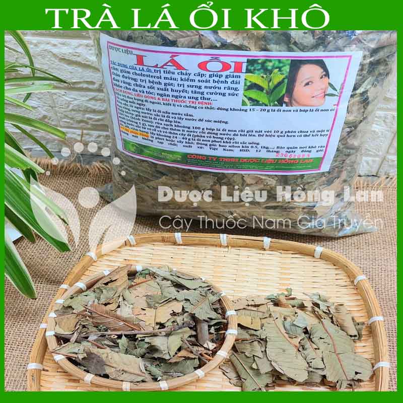 Lá Ổi khô đóng gói 500g