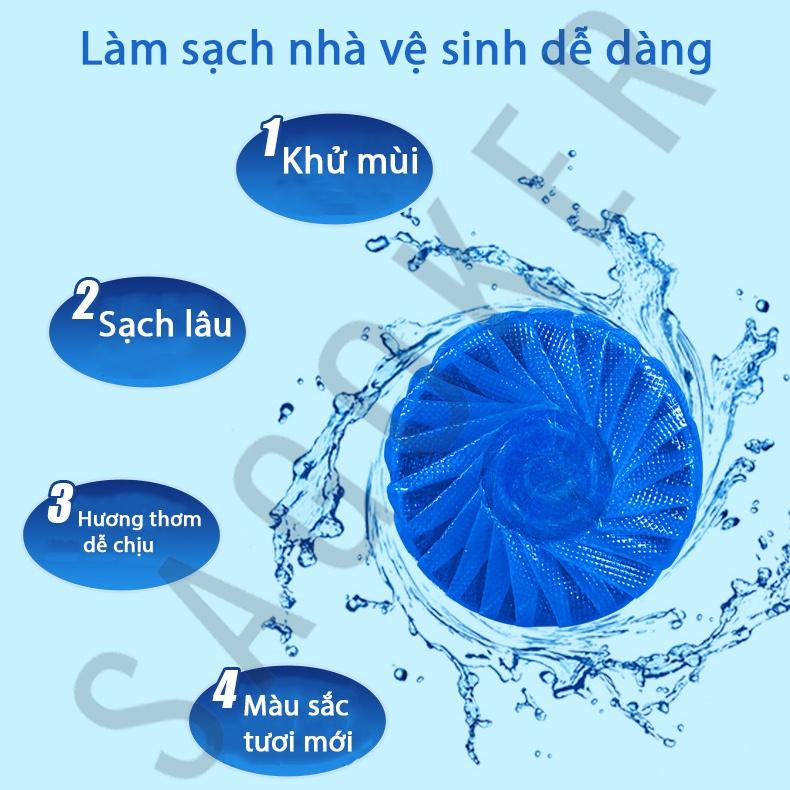 Viên Thả Bồn Cầu Khử Mùi, Tự làm sạch, dễ nhìn Hàn Quốc