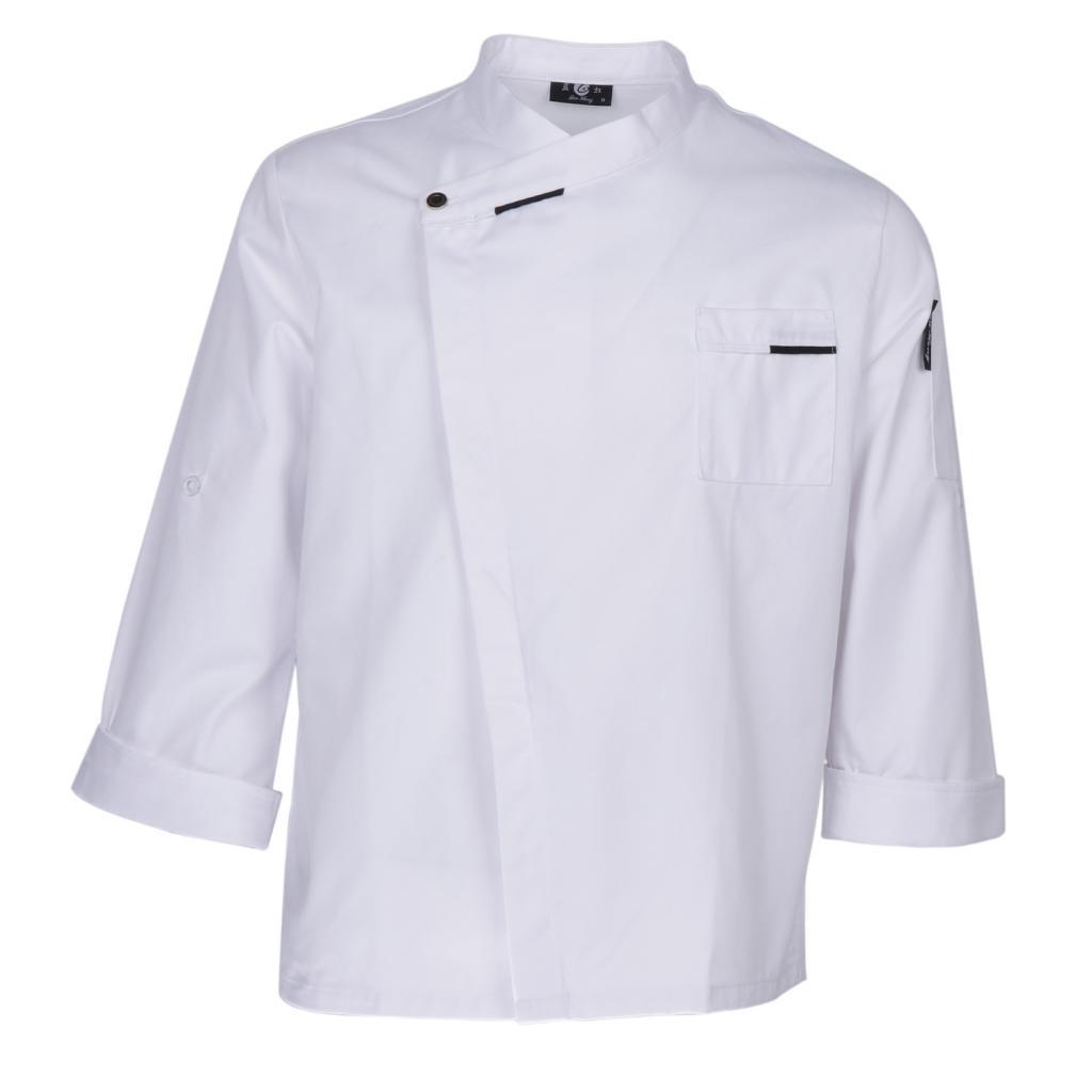 Men Women Chef Coat Hotel Jacket Cooking Uniform Restaurant Workwear