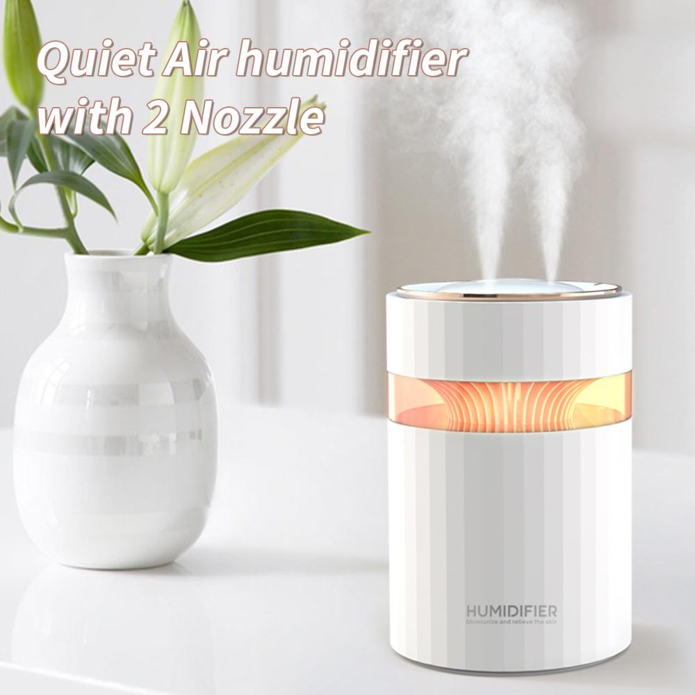 Máy lọc không khí yên tĩnh với 2 vòi phun 900ML
