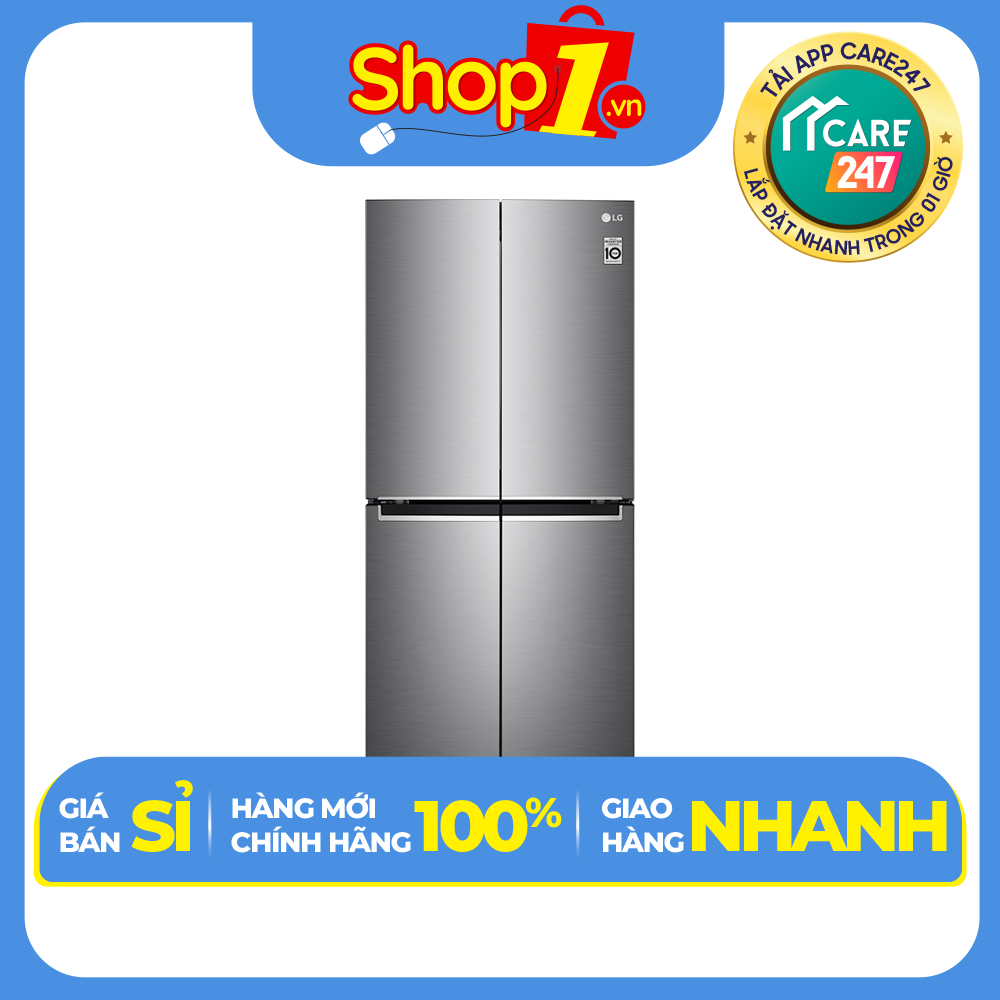 Tủ lạnh LG Inverter 530 lít Multi Door GR-B53PS - Hàng chính hãng - Chỉ giao HCM