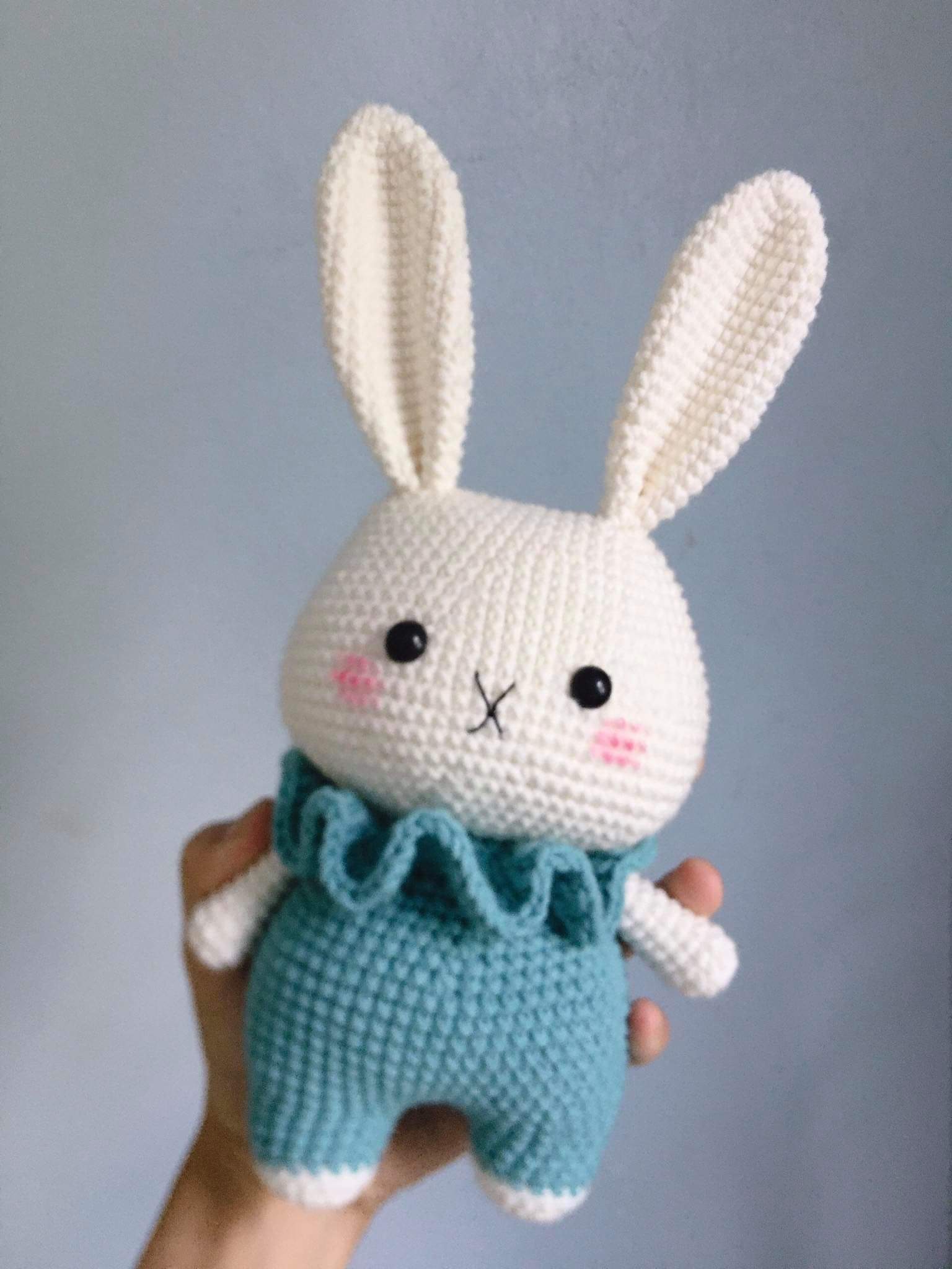 Móc len móc thú con thỏ bunny