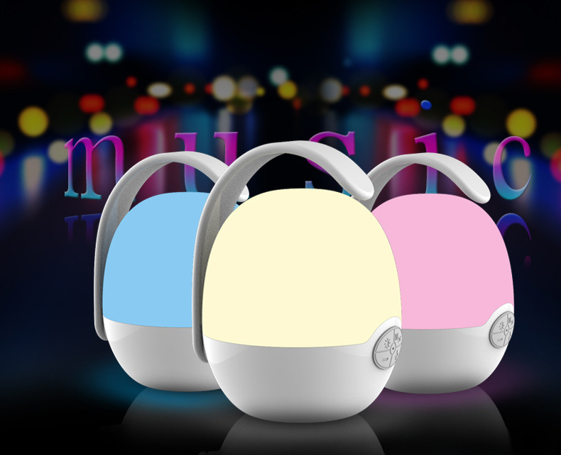Loa nghe nhạc mini siêu trầm hình quả trứng hỗ trợ bluetooth, thẻ nhớ, kết nối đàm thoại