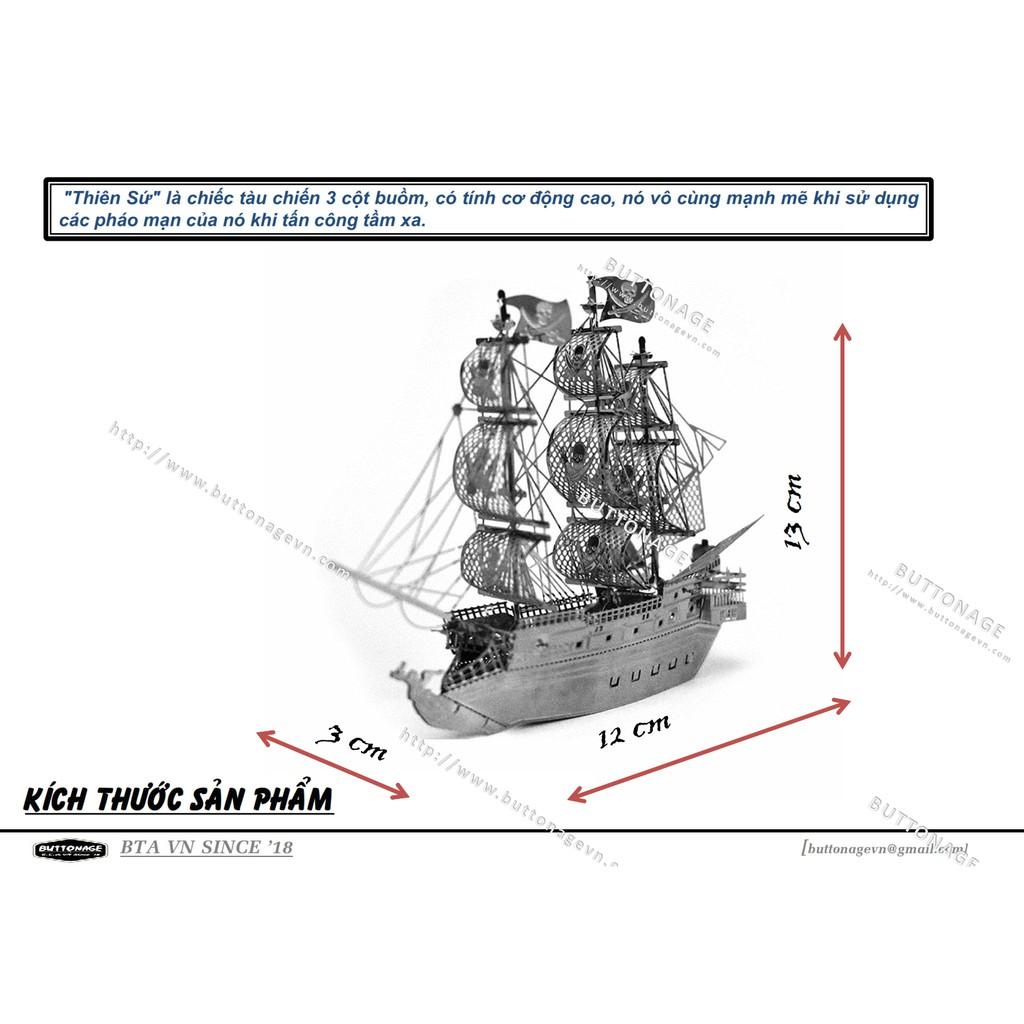 Mô Hình Lắp Ráp 3d Tàu Buồm Thiên Sứ