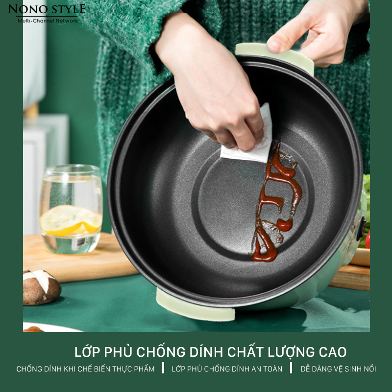 Nồi Điện Đa Năng Nonostyle (3L - 1000W) - Hàng Chính Hãng