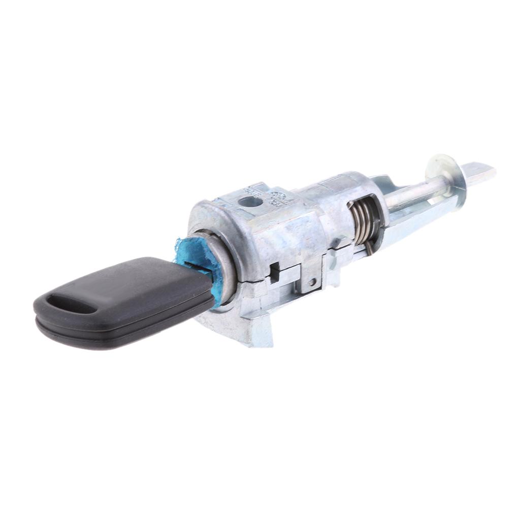 2x Left Driver's Side Door Lock Cylinder Cylinder Assembly Key for