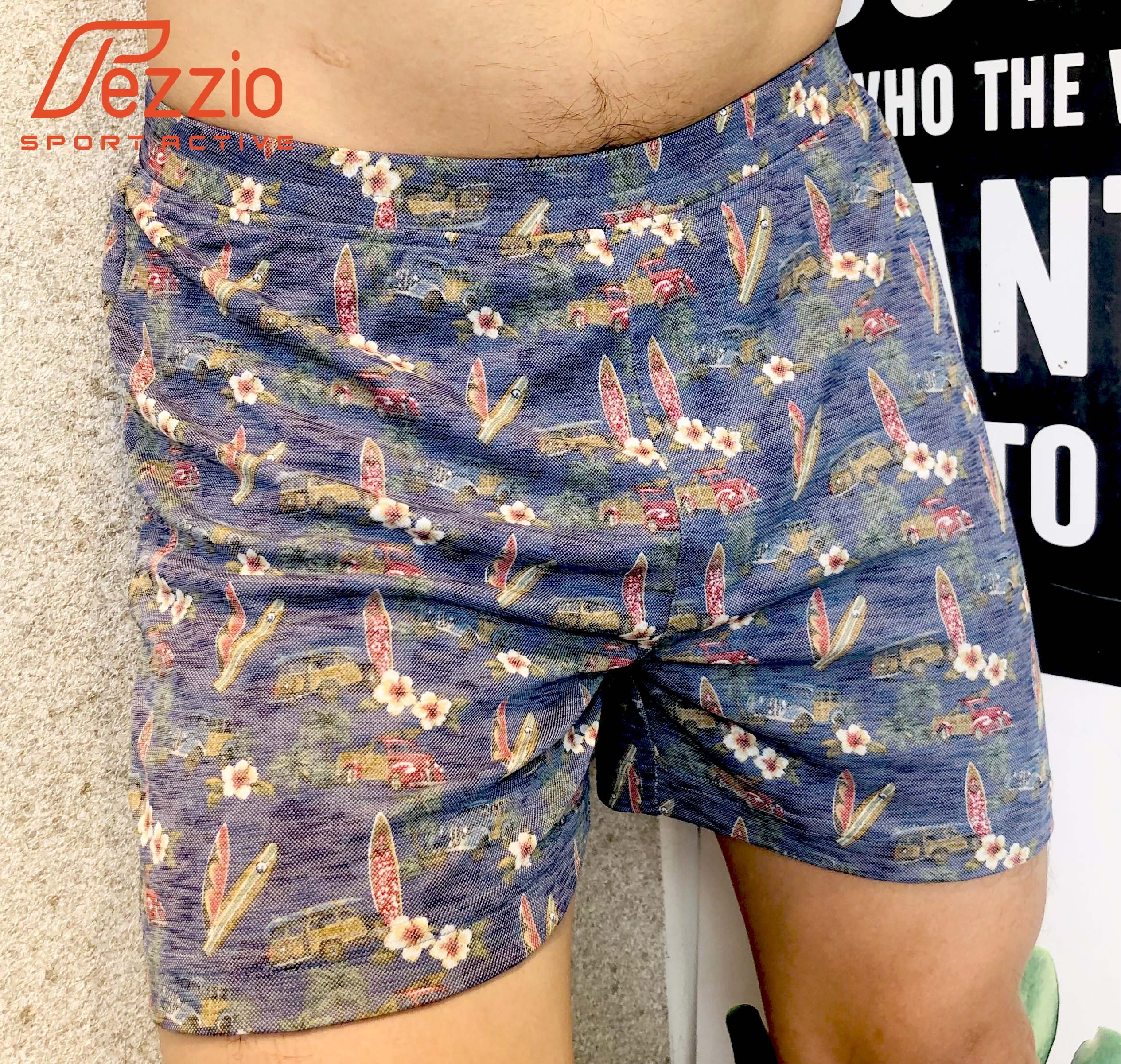 Combo 3 quần đùi mặc nhà, đi ngủ chất thun cotton 100% chính hãng Fezzio