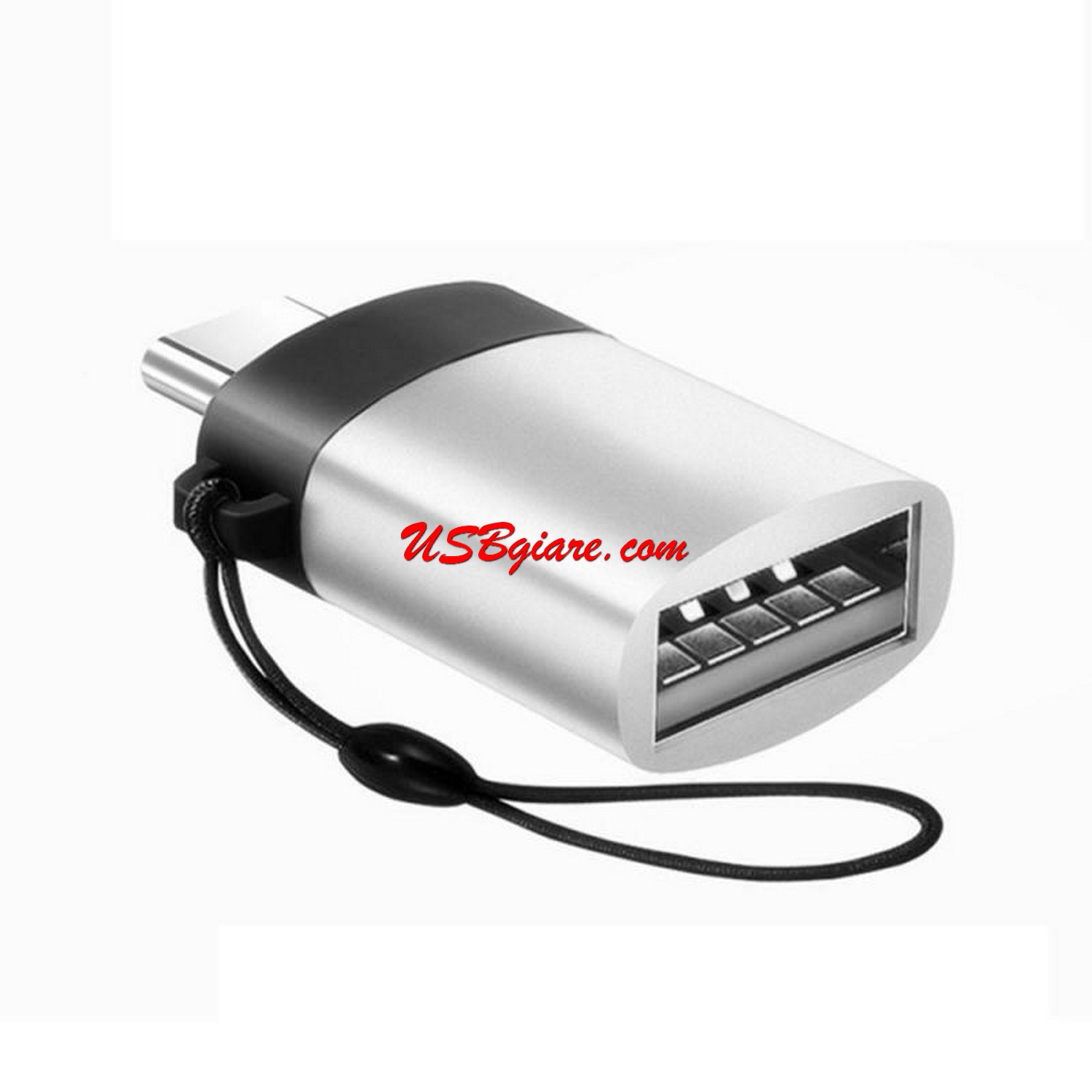 Bộ Chuyển Đổi Type-C Sang USB3.0 OTG - có móc treo cao cấp