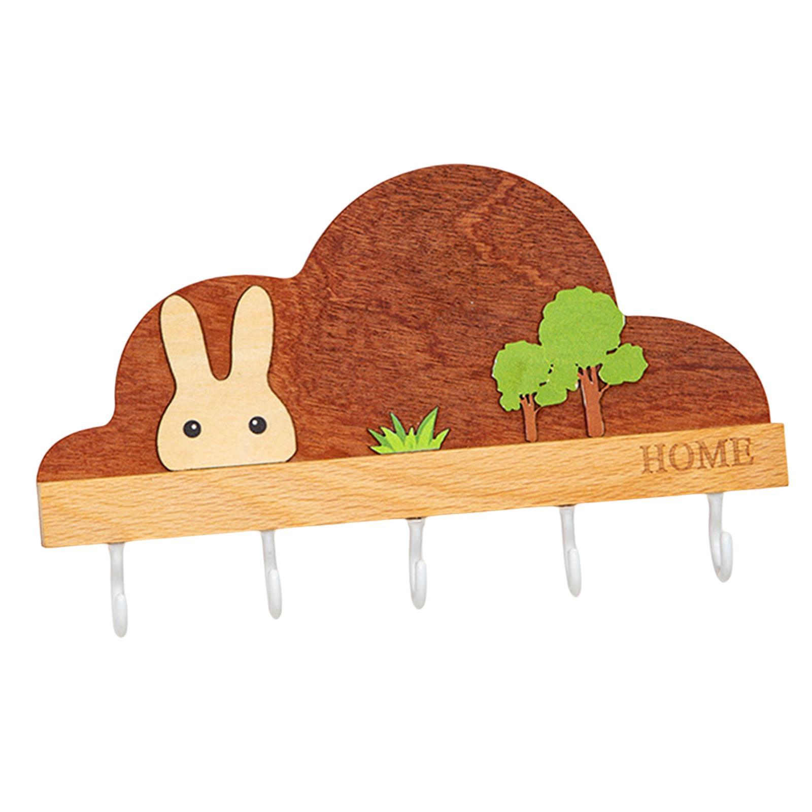 Key Rack Key Holder Hooks Cute Home Wall Hanger for Front Door Ornament Home