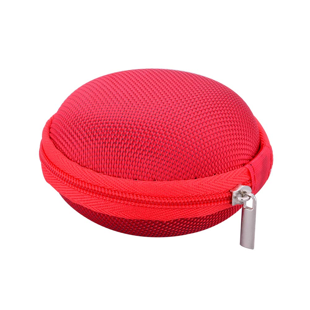 Hộp Lưới Tròn Đựng Tai Nghe, Cáp Sạc Nhiều Màu Sắc