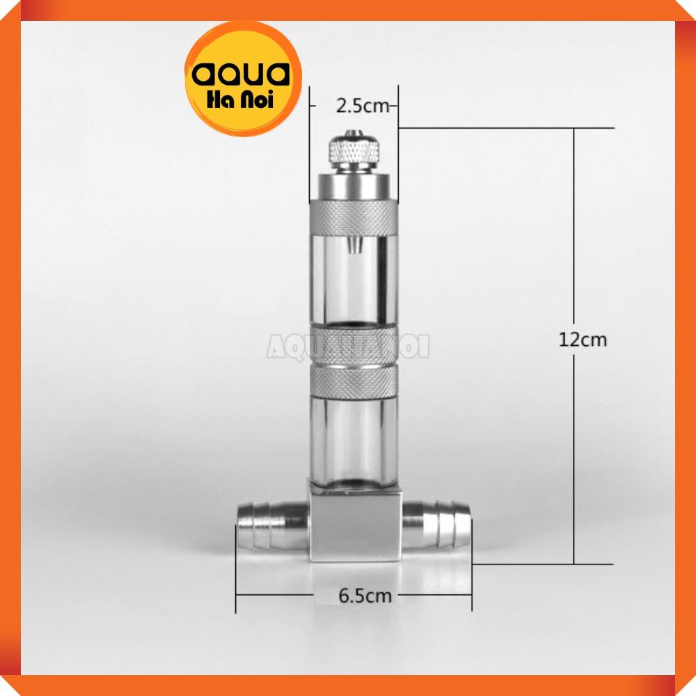 Trộn CO2 chữ T Mufan Phi 12/16mm - kết nối lọc thùng tăng hiệu quả hòa tan CO2