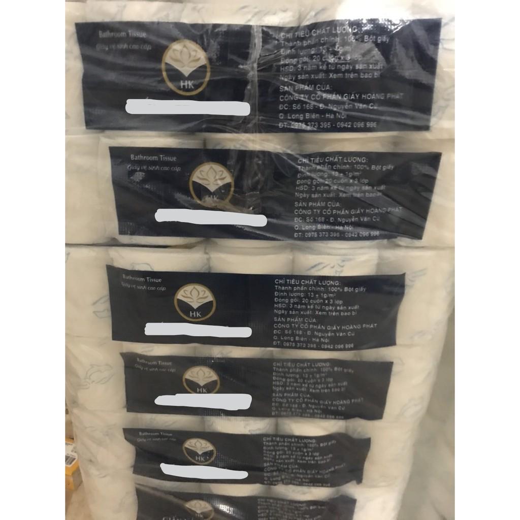 Giấy vệ sinh không lõi, ba lớp, siêu dai và mịn - bịch 20 cuộn