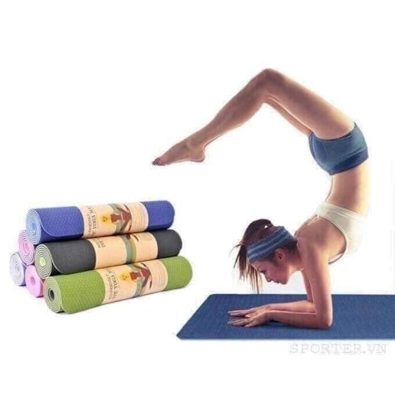 THẢM TẬP YOGA 2 LỚP TIỆN DỤNG