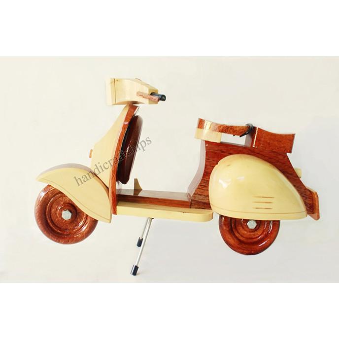 Combo 2 xe Vespa gỗ 25cm và 20cm