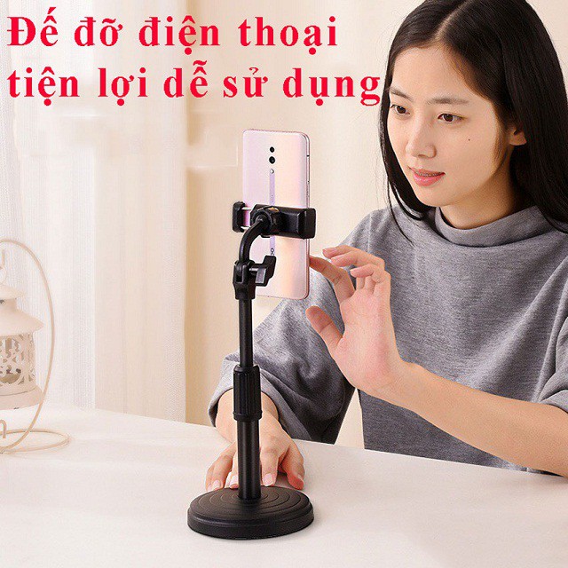 Giá đỡ điện thoại để bàn SEASY SS25, Chân đế chống trượt, Kẹp điện thoại đa năng tiện dụng, Xoay 360 độ, Dùng trong học tập, Livestream, Ghi hình, Quay video – Hàng chính hãng