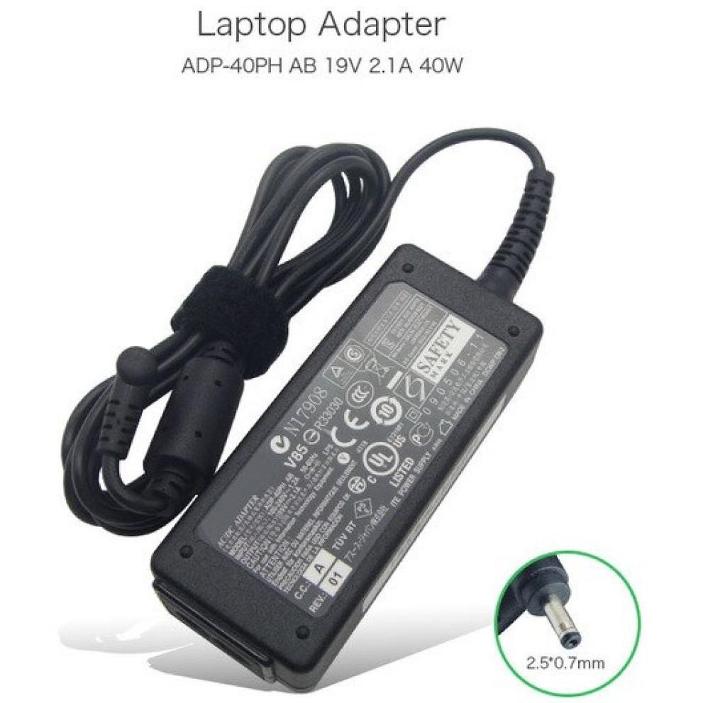 (ADAPTER) SẠC LAPTOP DÀNH CHO ASUS 19V-2.1A (40W) (Mini) kích thước đầu ghim (2.5 x 0.7 mm)