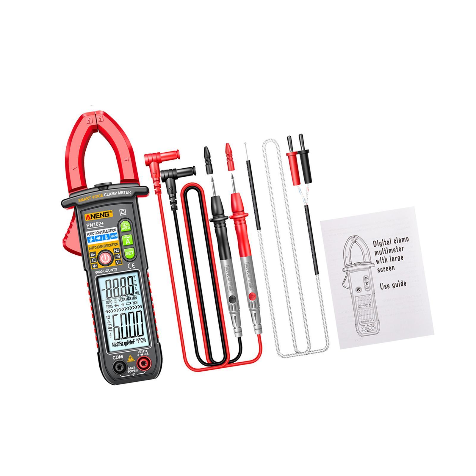 Digital Clamp Meter Resistance Multifunctional Capacitance Voice Clamp Meter