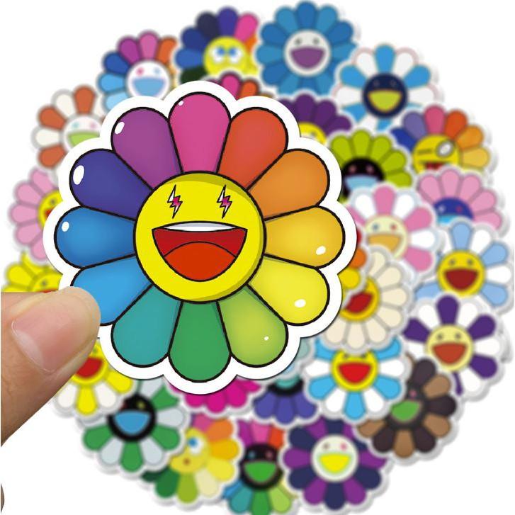 Sticker dán cao cấp CHỦ ĐỀ Sunflower Cực COOL ms#115