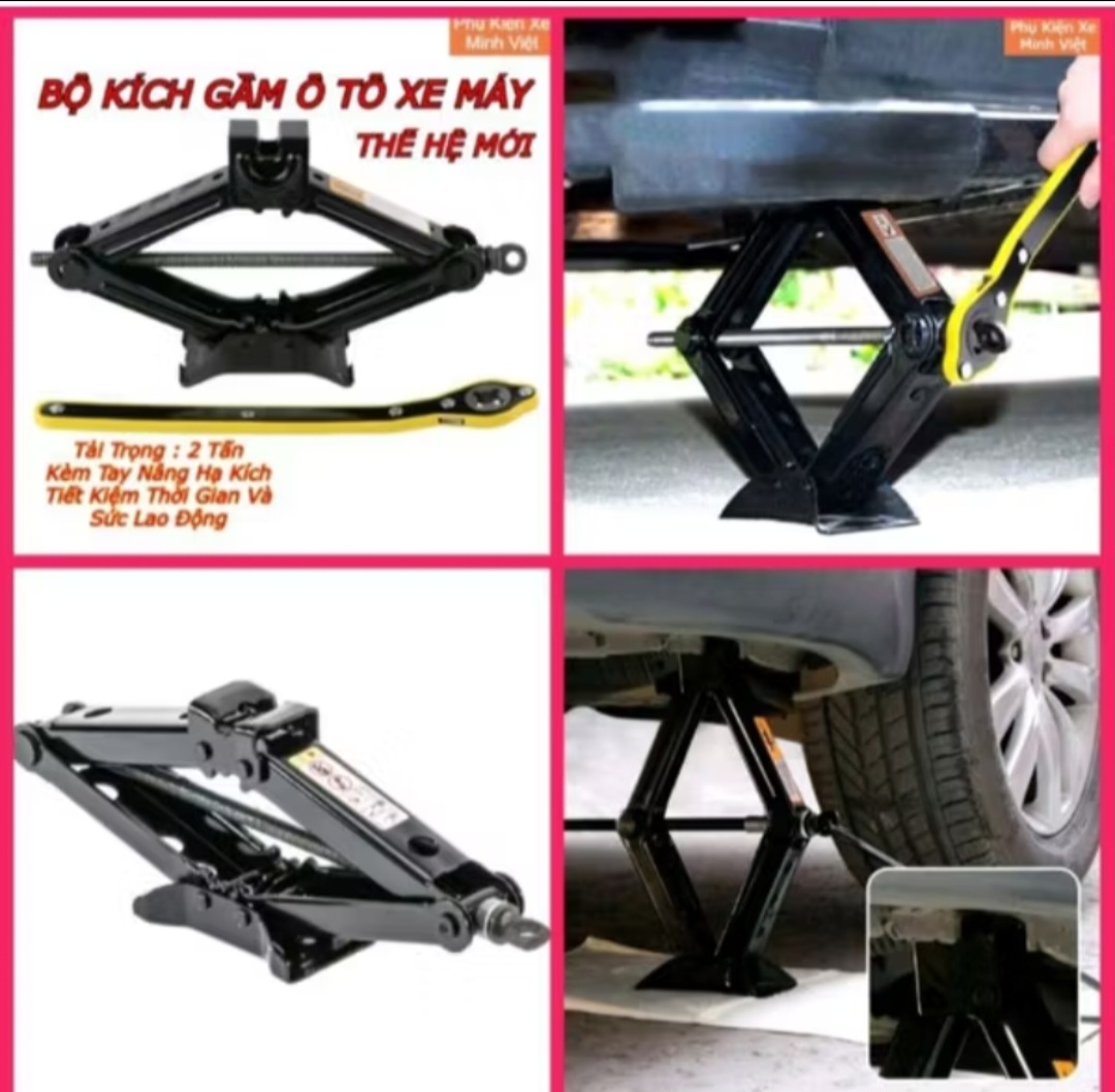 1 BỘ KÍCH NÂNG GẦM XE HƠI ÔTÔ TẶNG KÈM THEO TAY QUAY ĐA NĂNG KÍCH CỰC KHỎE HÀNG CHUẨN