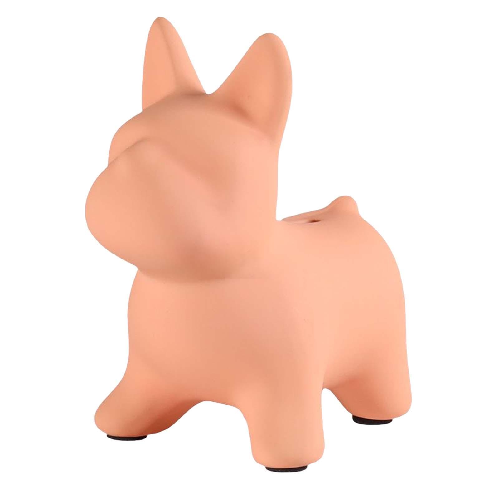 Cute Dog Piggy Bank Statue Figurine for Girls Boys Decoration New Year Gift