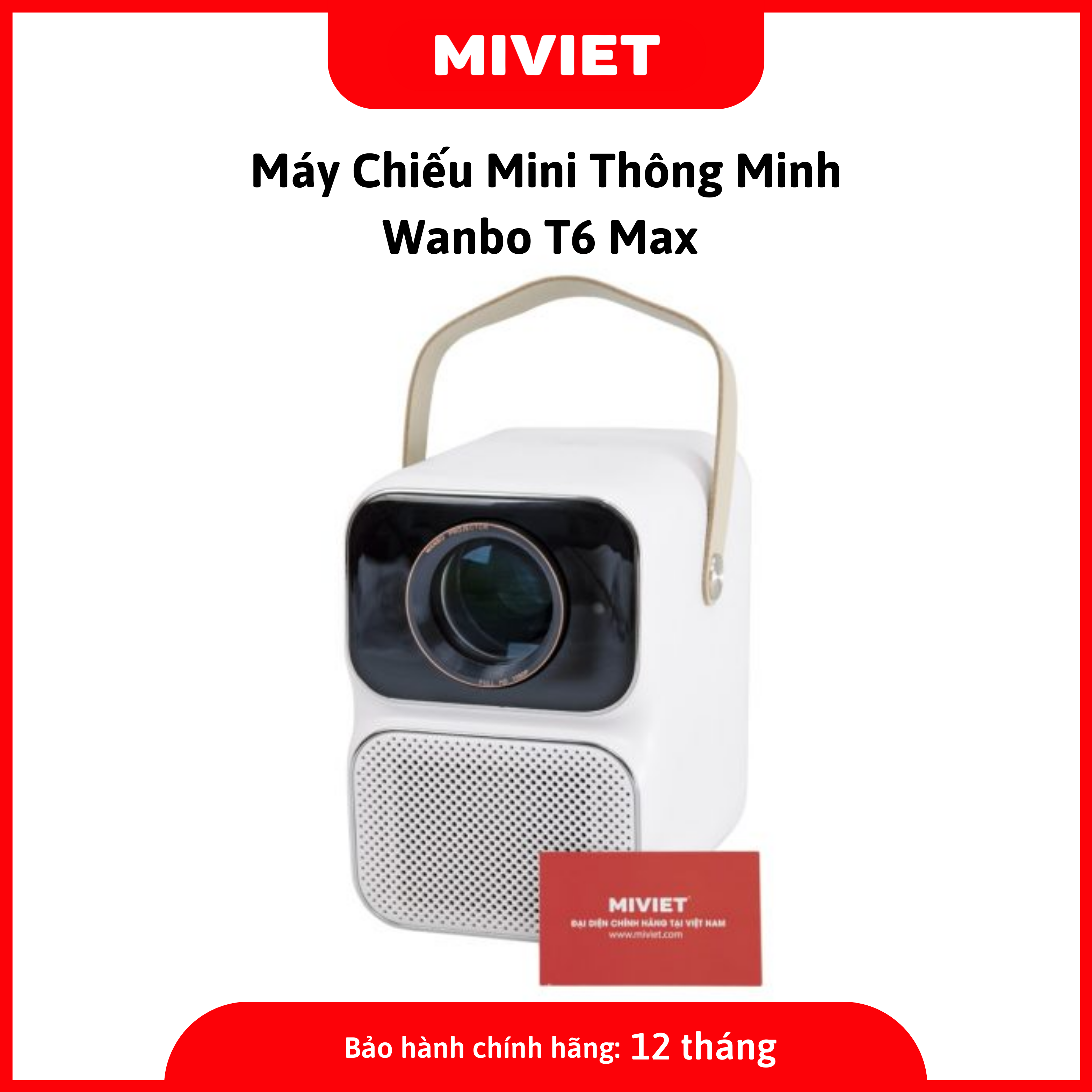 Máy Chiếu Thông Minh Mini T6 Max - Hàng Chính Hãng