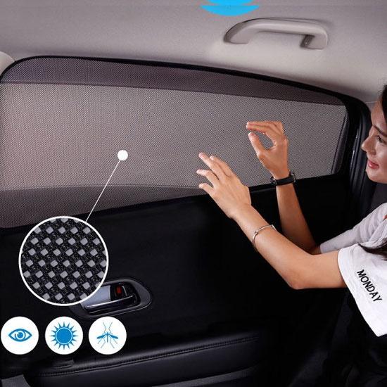 Rèm che nắng nam châm cho xe Ford Escape, bộ 4 tấm cho 4 cửa, hàng loại 1 cao cấp nhất, vừa khít kính