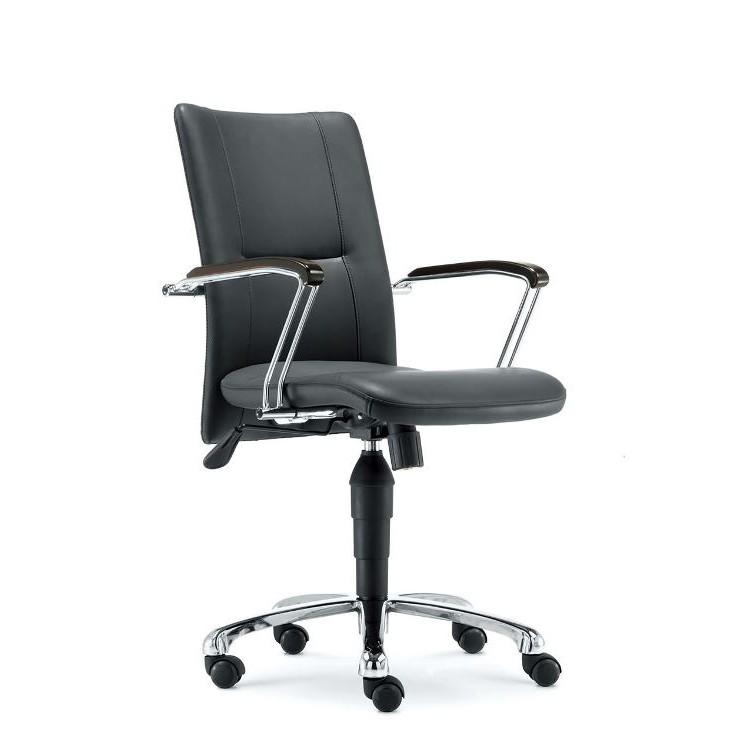 Ghế xoay nhân viên da dòng nhập khẩu cao cấp LBD29