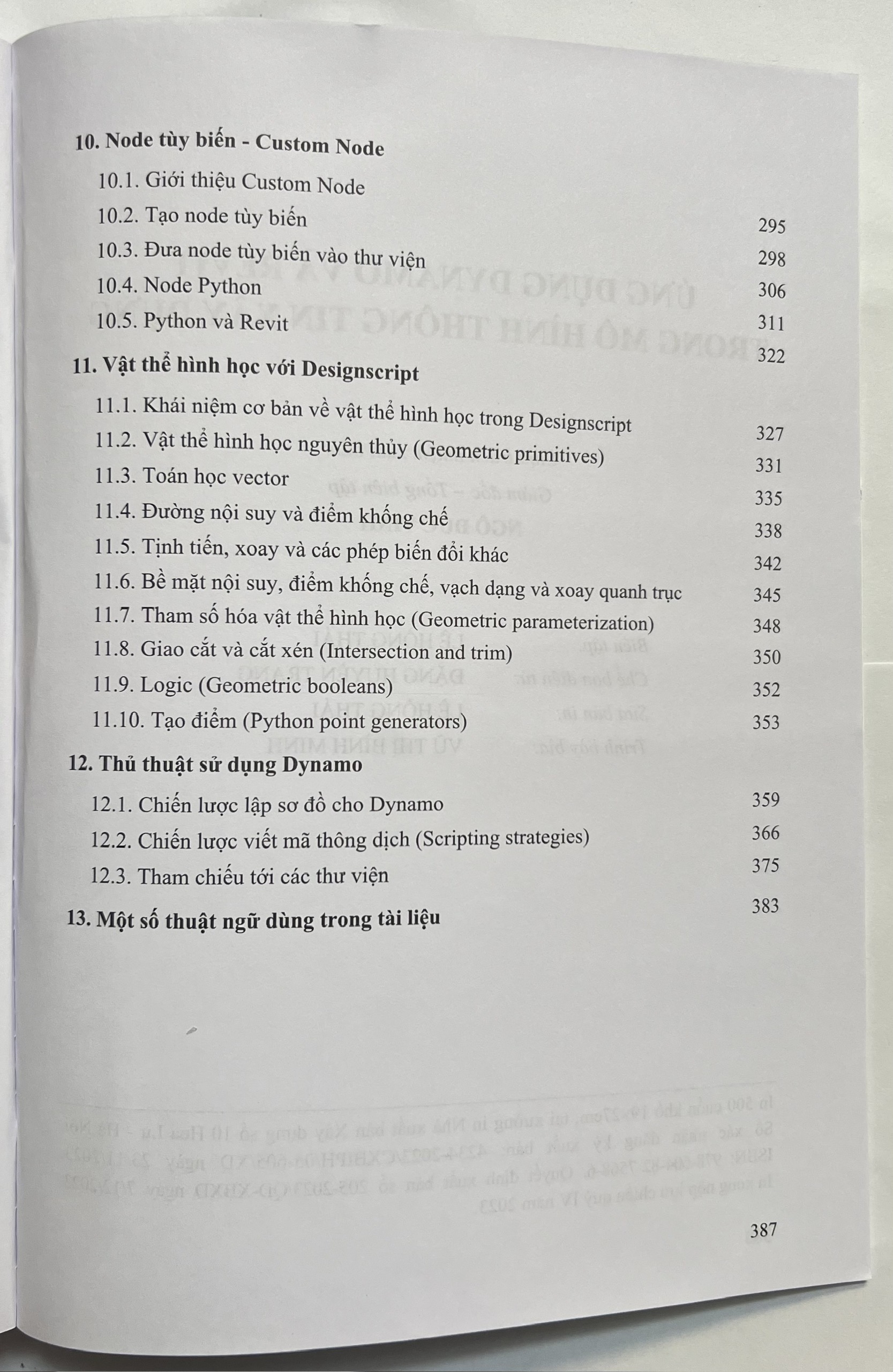 Sách - Ứng Dụng Dynamo Và Revit Trong Mô Hình Thông Tin Xây Dựng