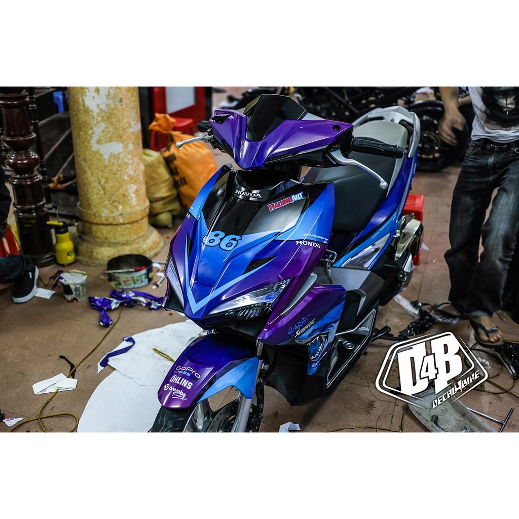 Tem trùm dành cho  xe Air Blade 2016 Shark
