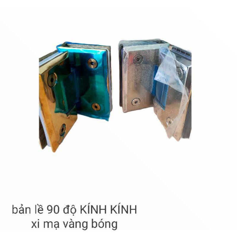 BẢN LỀ 90 kính kính xi mạ vàng