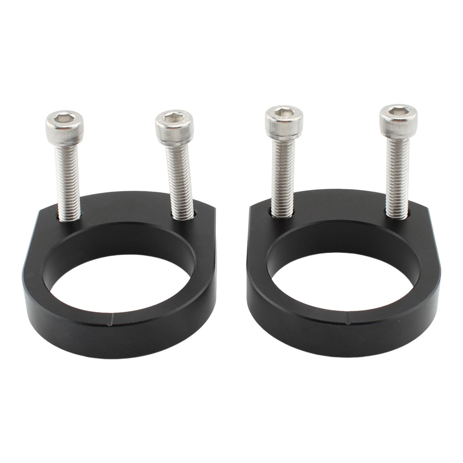 2 Pieces Handlebar Risers, Handlebar Clamp 14mm Aluminum Alloy Adapters Handle Bar Riser Clamp for  Zzr1400 Motorbike Accessories
