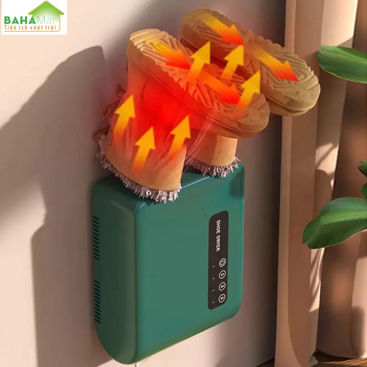 MÁY SẤY KHÔ GIÀY VÀ KHỬ MÙI TREO TƯỜNG ĐA CHỨC NĂNG "BAHAMAR" loại bỏ độ ẩm bên trong giày và loại bỏ sự phát triển của vi khuẩn