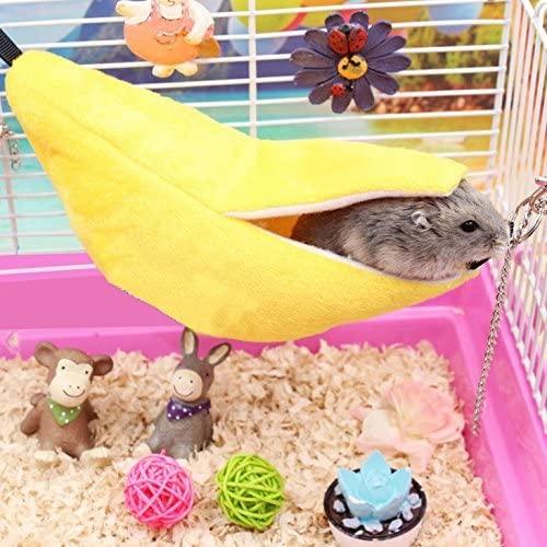 Banana Hamster Bed Room Võng Động Vật Nhỏ Warm Bed Room